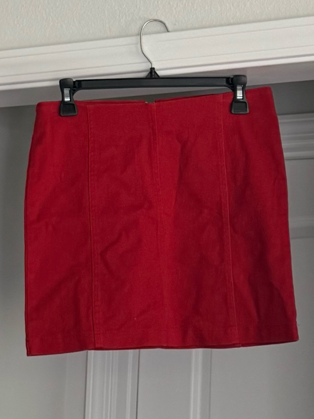 Classic Deep Maroon Crimson Red Women's Mini Skirt, Gameday Style